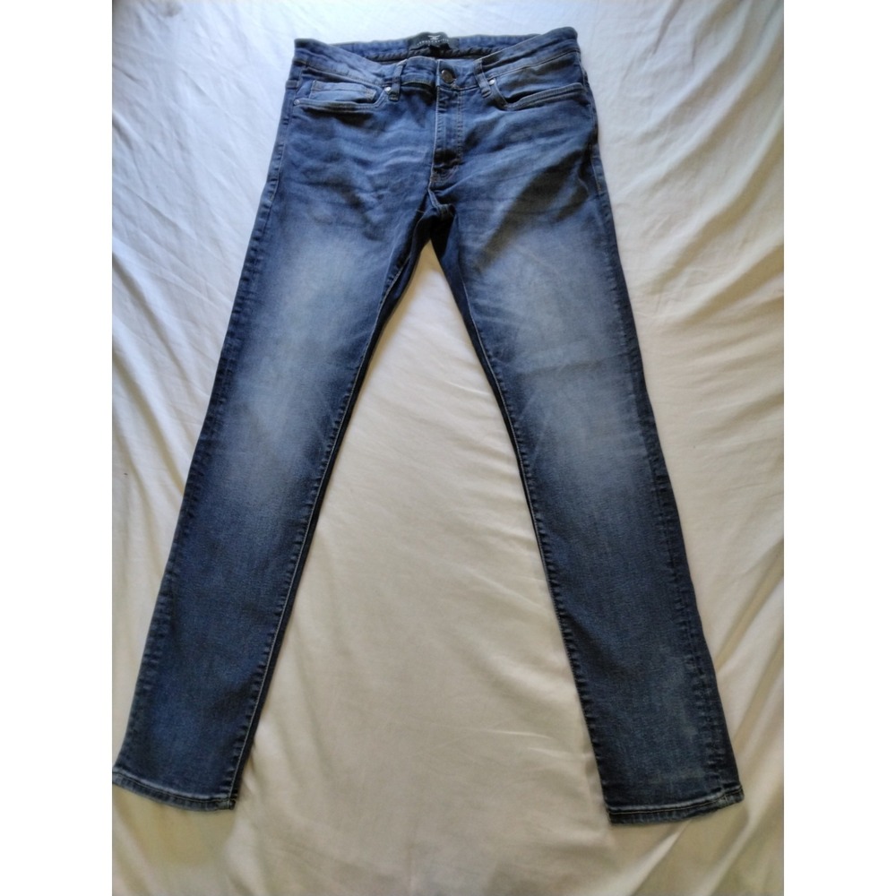 Jordan Craig Sean Jeans Mens 34x32 Light Wash Distressed Denim